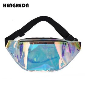 Holographic Waist Bag Translucent Fanny Pack Hologram Beach Travel Waistbag 2020 Women Belt Bag Bum Hip Pouch Money Phone Holder