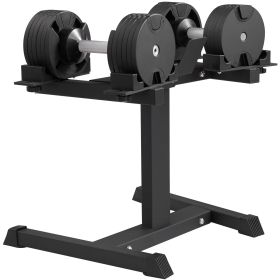 Adjustable Dumbbell Stand Home Fitness Rack and Stand with Media Rack Safe and Convenient Perfect for Home Gym Strength Training