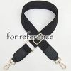 Black Wide Adjustable Shoulder Strap Canvas Bag Shoulder Straps Replacement Camera Bag Belt Crossbody Strap