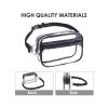 Clear Fanny Pack Pvc Belt Bag For Women Men Transparent Waist Pouch With Adjustable Strap For Concerts Sports Festivals Travel