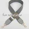 Grey Wide Adjustable Shoulder Strap Canvas Bag Shoulder Straps Replacement Camera Bag Belt Crossbody Strap