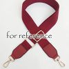 Wine Red Wide Replacement Belt Crossbody Strap Adjustable Shoulder Strap Camera Bag Straps for Shoulder Bags