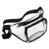 PVC Women Waist Fanny Pack Belt Bag Hip Bum Bag Clear Transparent Chest Pouch