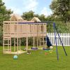Outdoor Playset Solid Wood Pine