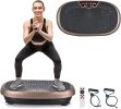 EILISON FitMax 3D XL Vibration Plate Exercise Machine - Whole Body Workout Vibration Platform w/Loop Bands