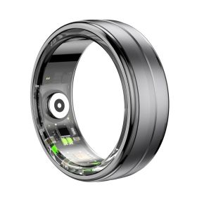 Smart Rings For Men And Women Unisex Health Tracker Fitness Ring IP68 Waterproof Fitness Activity Tracker For Walking Cycling (Color: Black, size: 8)