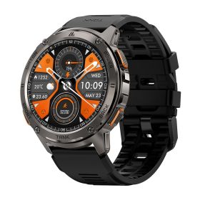 2024 Original KOSPET TANK T3 Smart Watch Men Electronic Military Smartwatches Women Digital Fitness Watches AMOLED AOD Bluetooth (Color: Black)