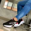 New Women Fashion Running Sneakers Platform Solid Color Flats Ladies Shoes Casual Breathable Wedge Heel Women Walking Sneaker